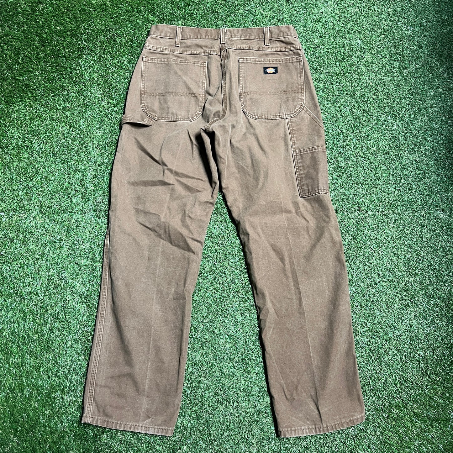 Dickies Brown Work Pants Size 34x32 USED v10921