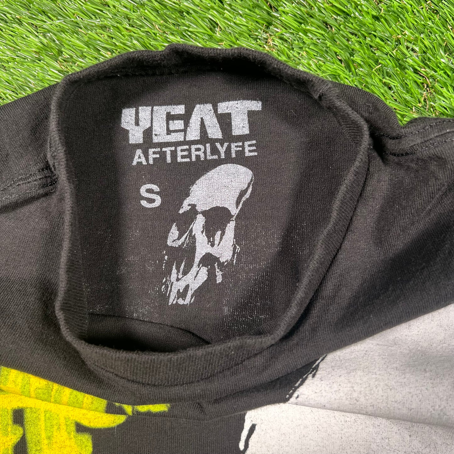 Yeat Afterlyfe Tour Black Tee Size Small USED x14840