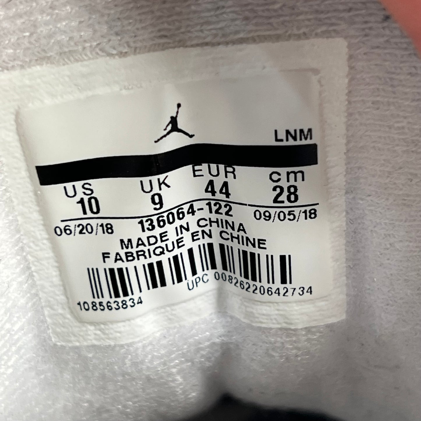 Jordan 3 Mocha (2018) Size 10 USED S18982