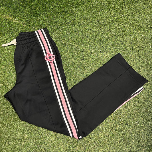 Casablanca Black/Pink Track Pants Size Small USED x14185