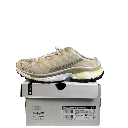 Salomon MM6 Maison Margiela White Green Haze XT 4 Mule (2025) Size 8 USED s23566