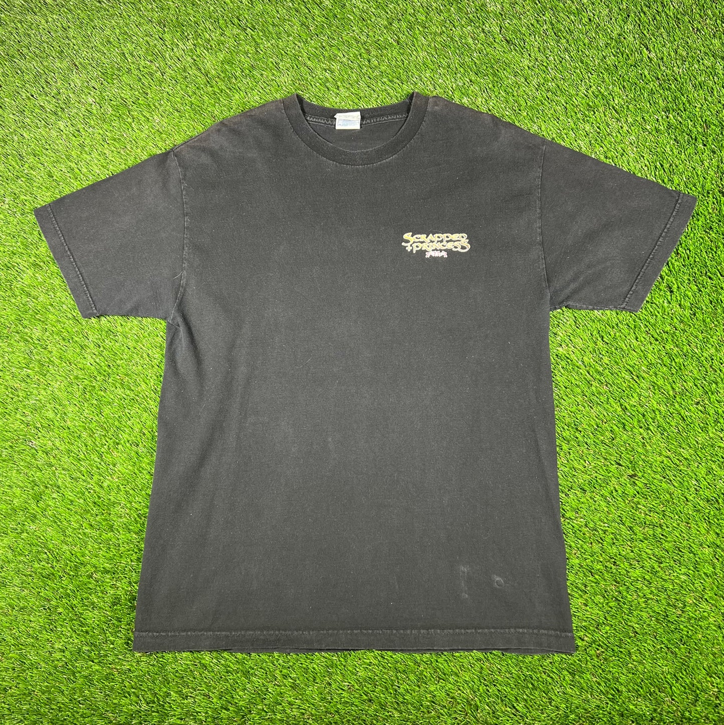2005 Scrapped Princess Black Anime Tee Size Large USED v17255