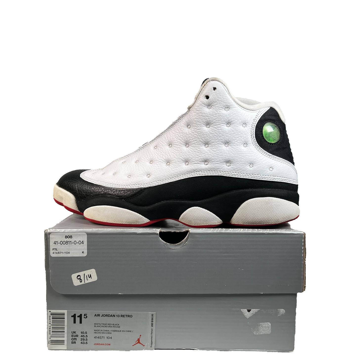 Jordan 13 He Got Game (2018) Size 11.5 USED s21475