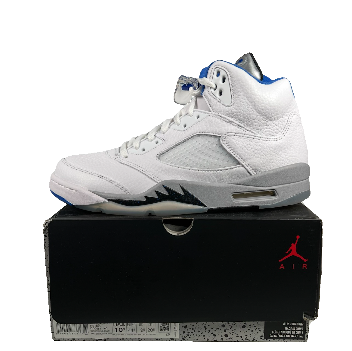 Jordan 5 White Stealth (2021) Size 10.5 NEW S18908