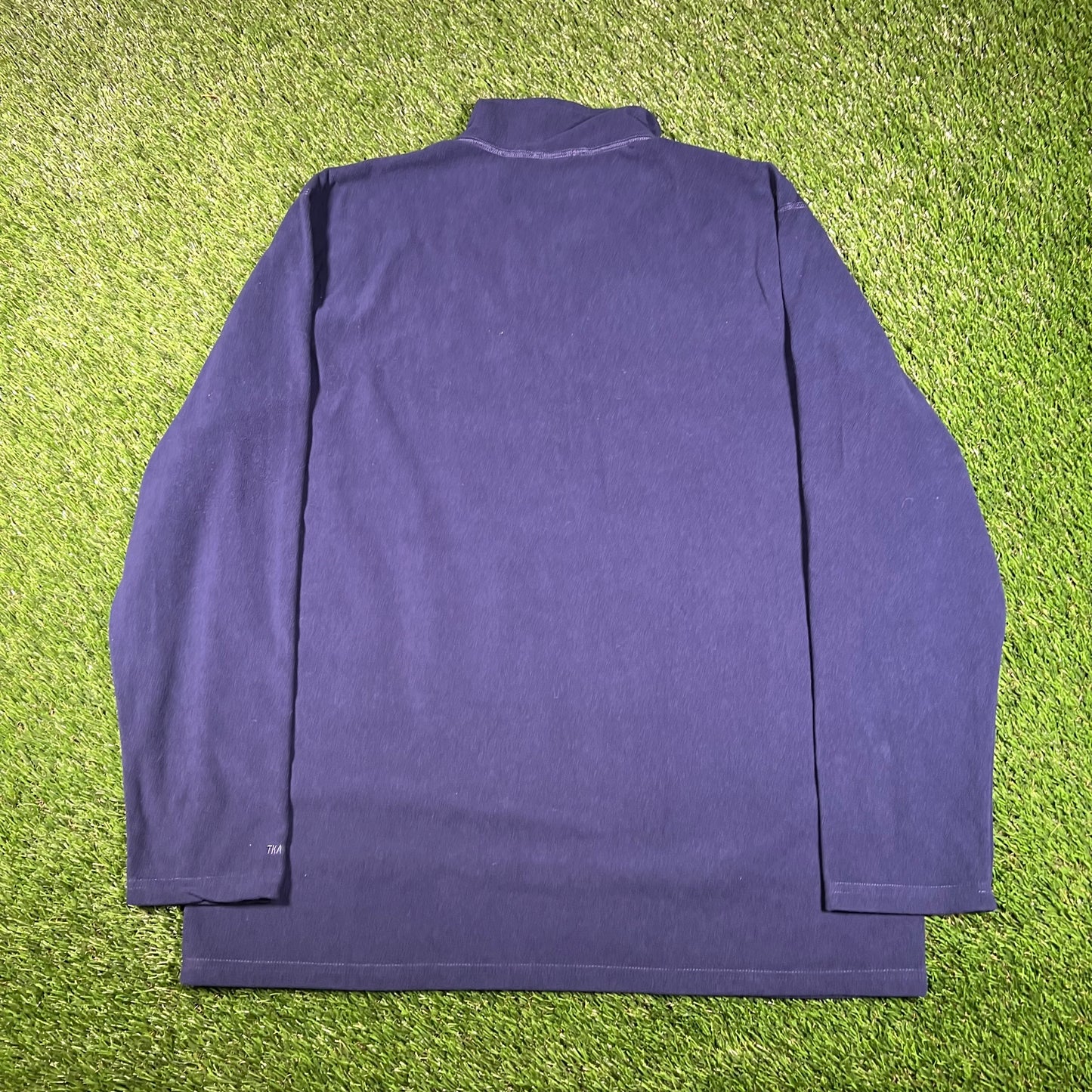 North Face Navy Blue Quarter-Zip FLeece SIze XL USED v17900