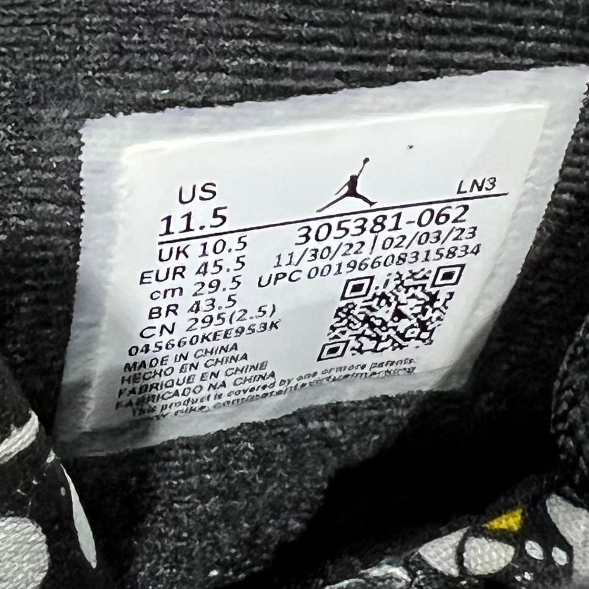 Jordan 8 Playoffs (2023) Size 11.5 USED s23357