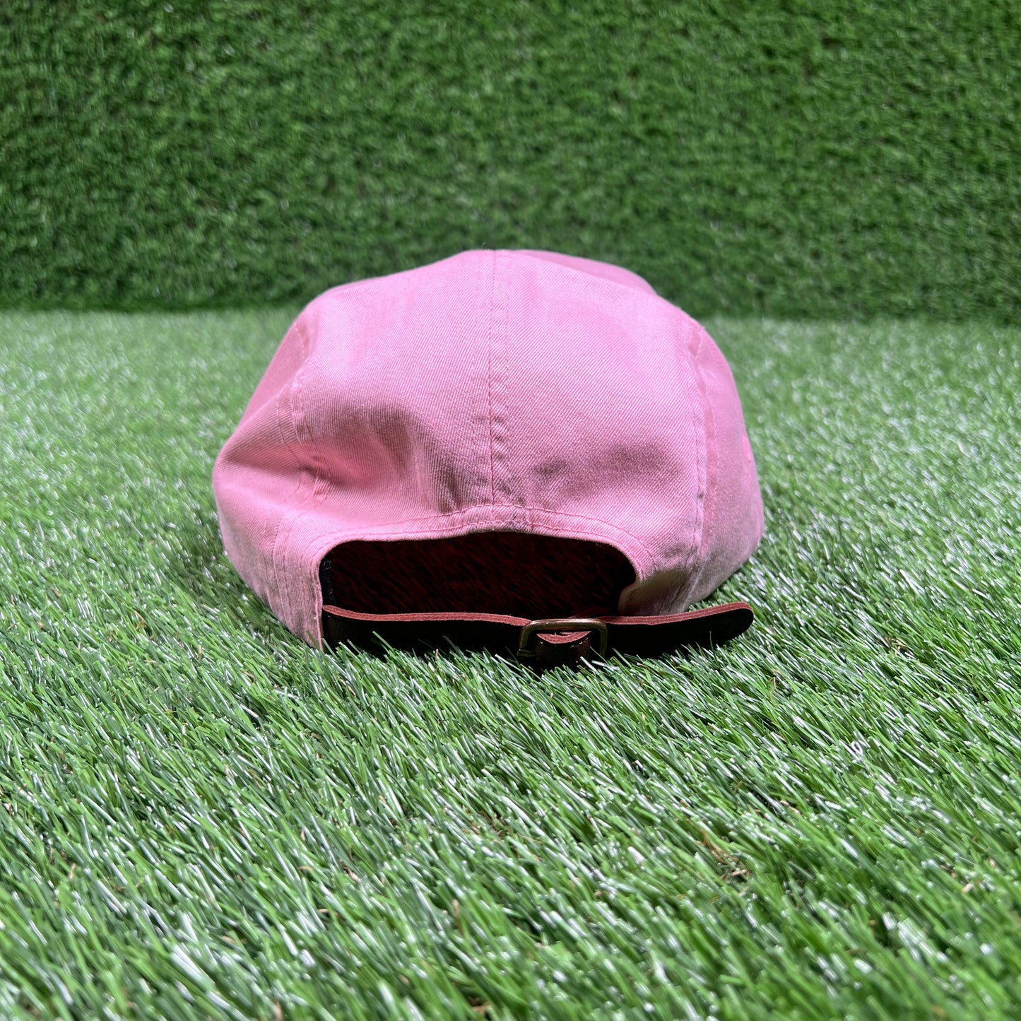 Supreme Pink Box Logo 5 Panel Hat USED x15878