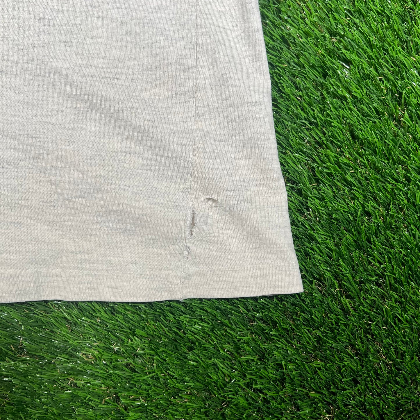 1990s Harley Davidson "Born in the USA" Light Grey Tee SIze Large USED v18032