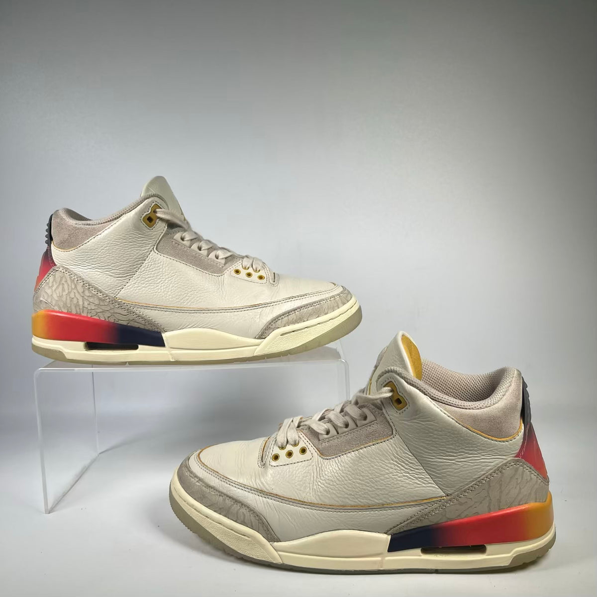 Jordan 3 J Balvin Medellin Sunset (2023) Size 8.5 USED s23812