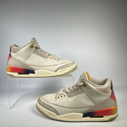 Jordan 3 J Balvin Medellin Sunset (2023) Size 8.5 USED s23812