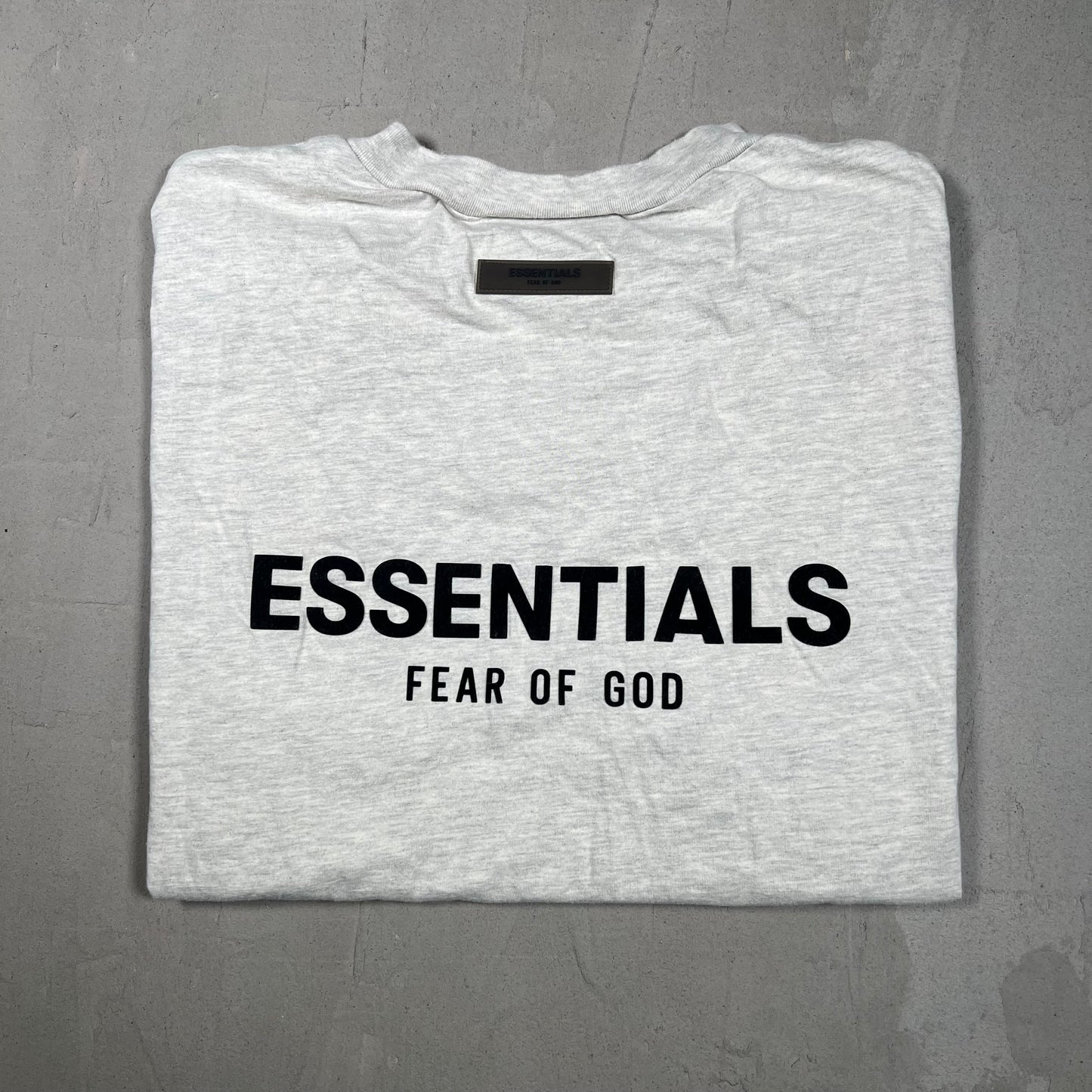 Fear of God FOG Essentials Grey Tee Size Medium USED x17402