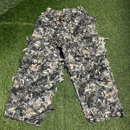 Bape Military Leaves Camo Cargo Pants Size Medium NEW x14214