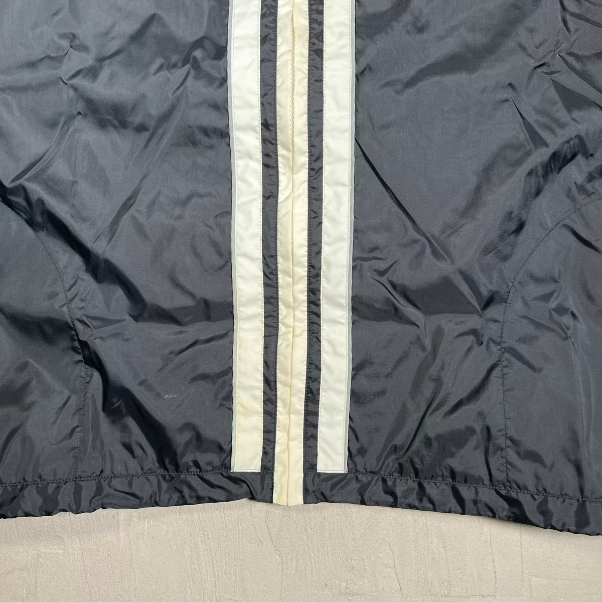 1990s Bad Boys Ent Adidas Promo Track Zip Up Black Jacket Size XXL USED v20110