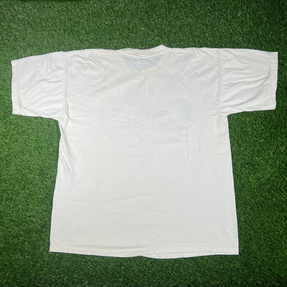 1994 "Ridgewood Rocks" Cream Thanksgiving Eve Tee Size XL USED v17474