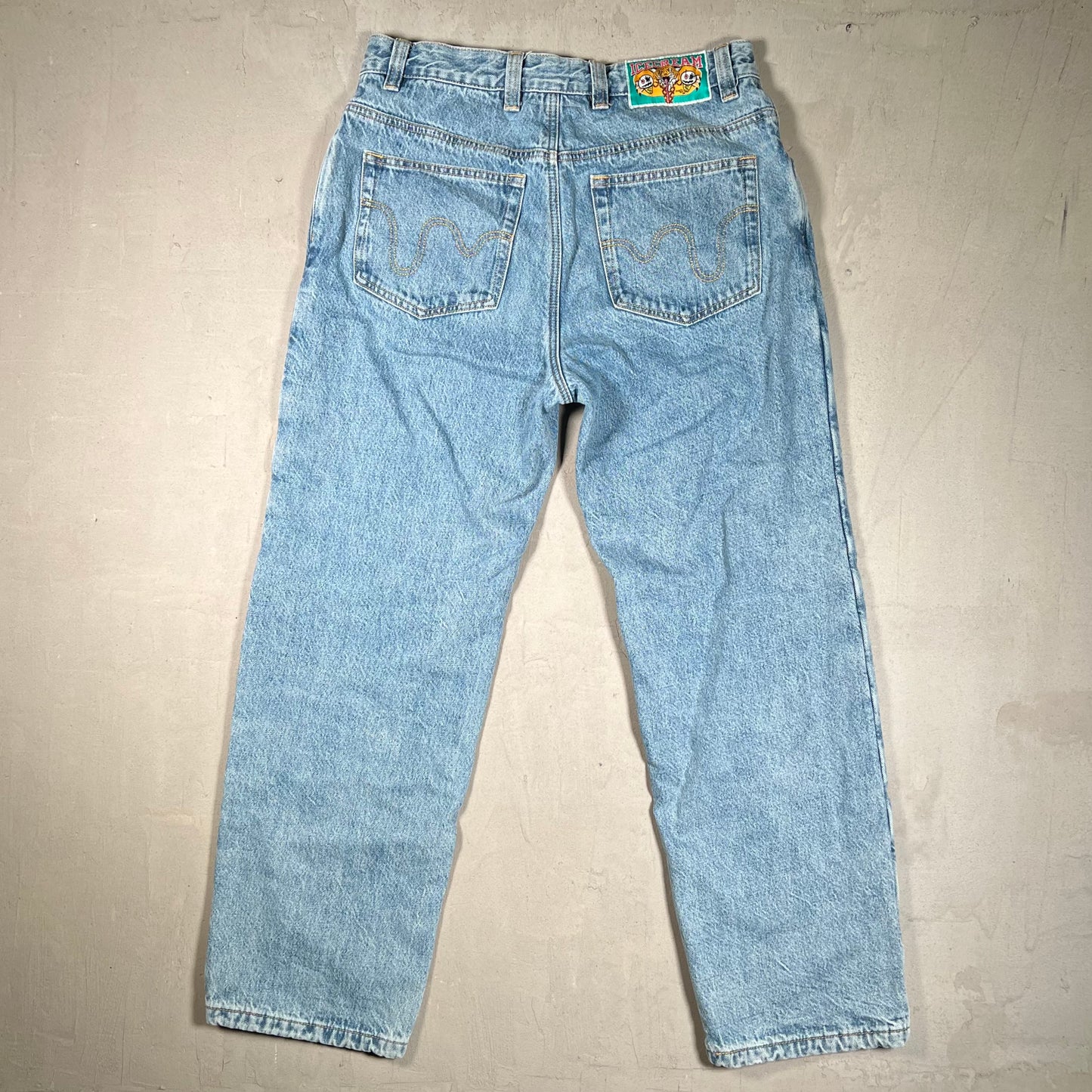 Ice Cream Running Dog Lightwiash Jeans Size 32 USED x17520