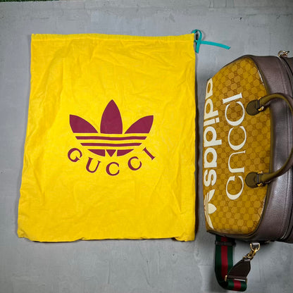 Gucci x Adidas Large Duffle Bag Beige/Brown X12550