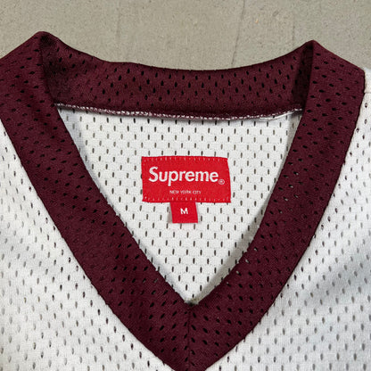Supreme Ankh White/Green Hockey Jersey Size Medium USED x17631
