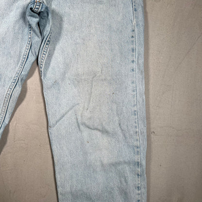 1980s Levis 550 Orange Tab Blue Jeans Size 32 USED v19128