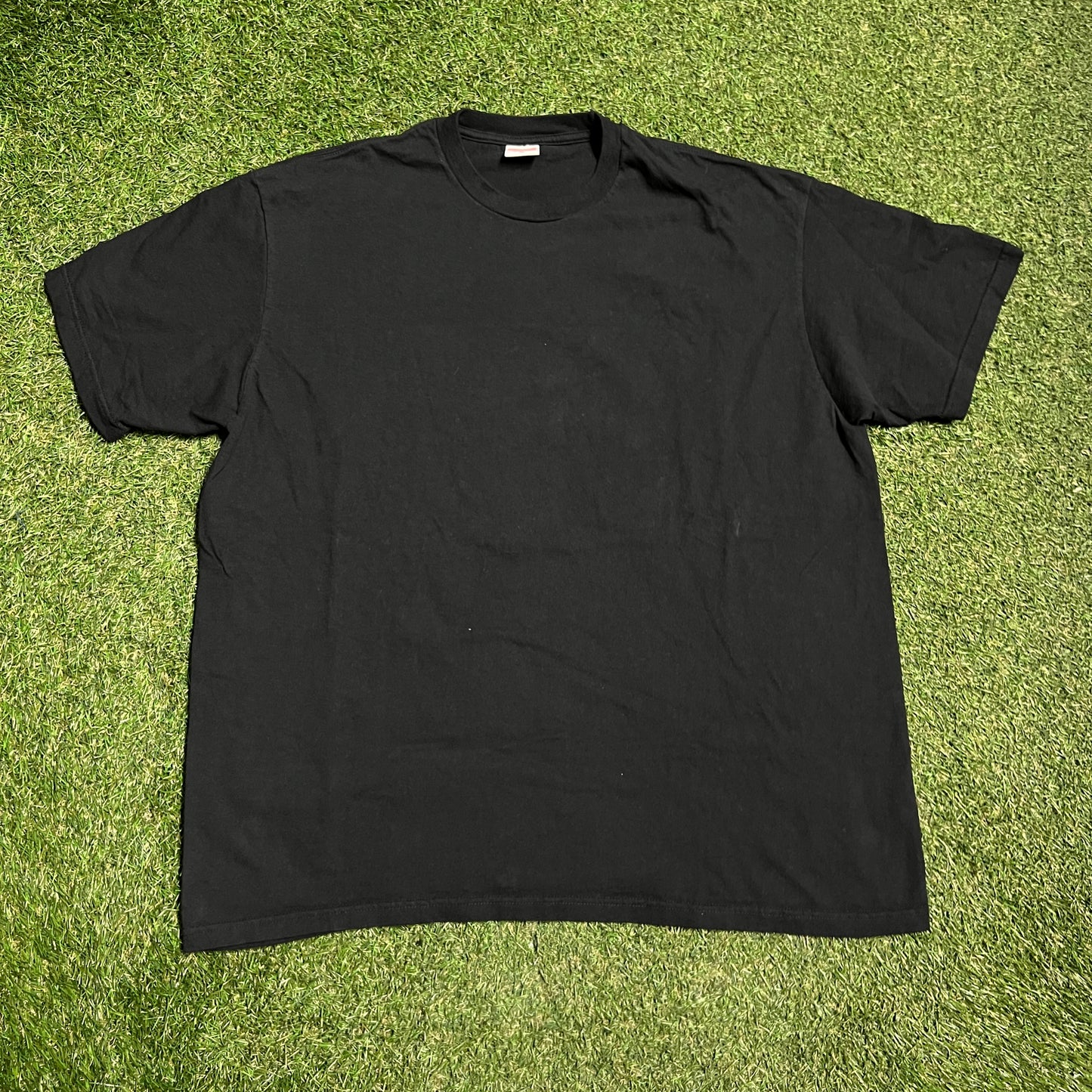 Supreme Black Plain Tee Size XL USED x13658