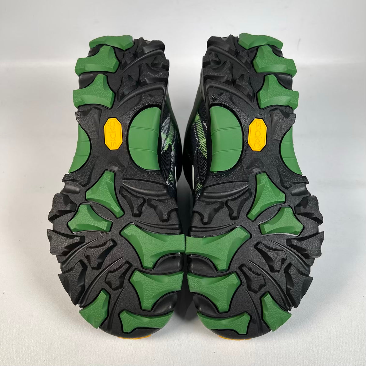 Sicko Eric Emanuel Green Plaid Hiking Boots (2026) Size 5 NEW s23472