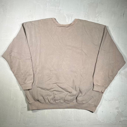 1990s Nike Washed Brown Crewneck Size XXL USED v20198