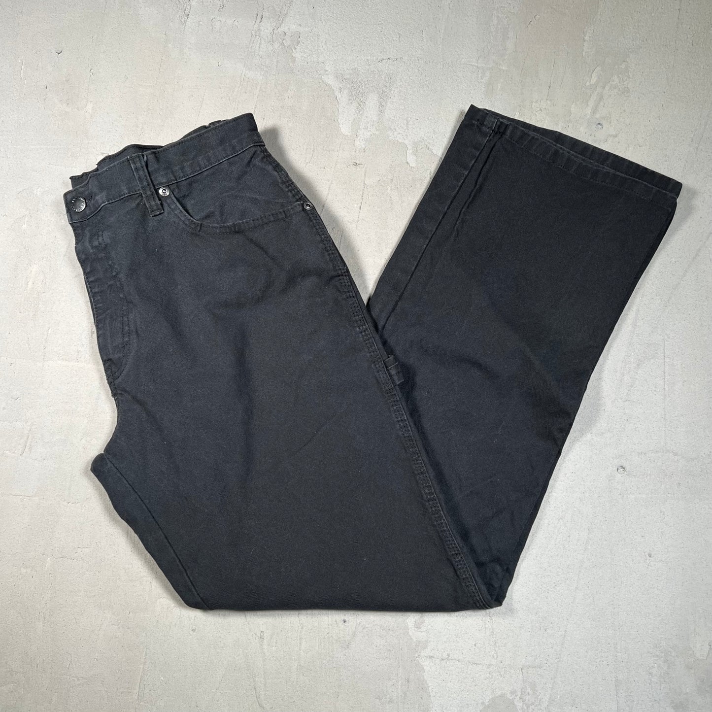 Dickies Black Carpenter Pants Size 33x32 USED v19148