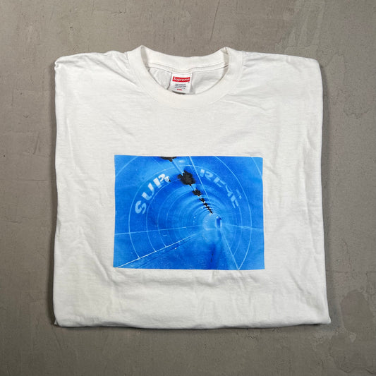 Supreme Tunnel White Tee Size XXL USED x17604