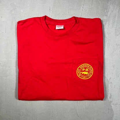 Supreme Black Dragon Kung Fu Red Tee (2011) Size XL USED x17268