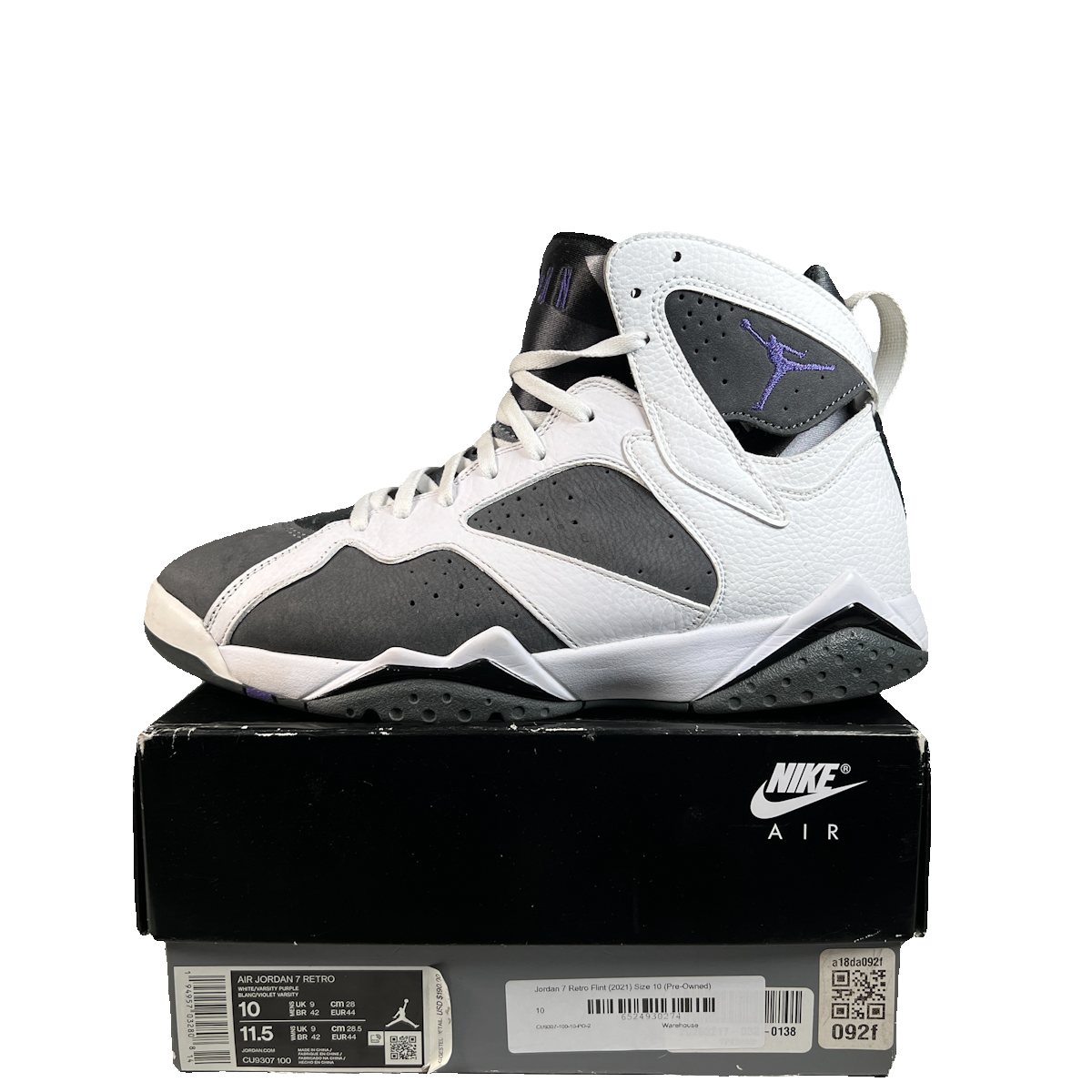 Jordan 7 Flint (2021) Size 10 USED s23174