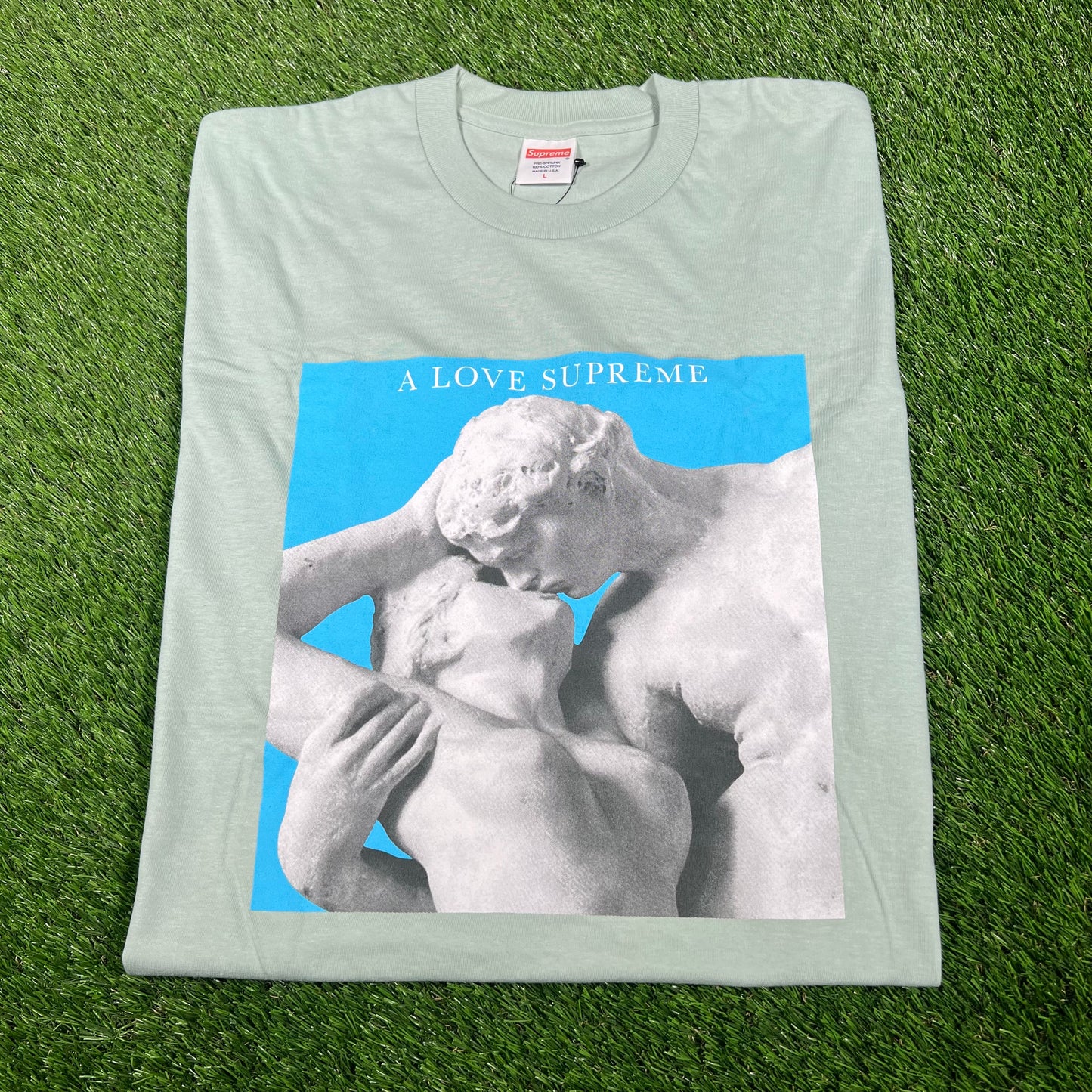 Supreme A Love Supreme 2014 Teal Tee Size Large NEW x14508