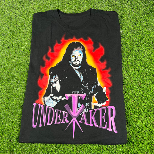 Undertaker "Rest in Peace" Black Tee Size Large USED v16763