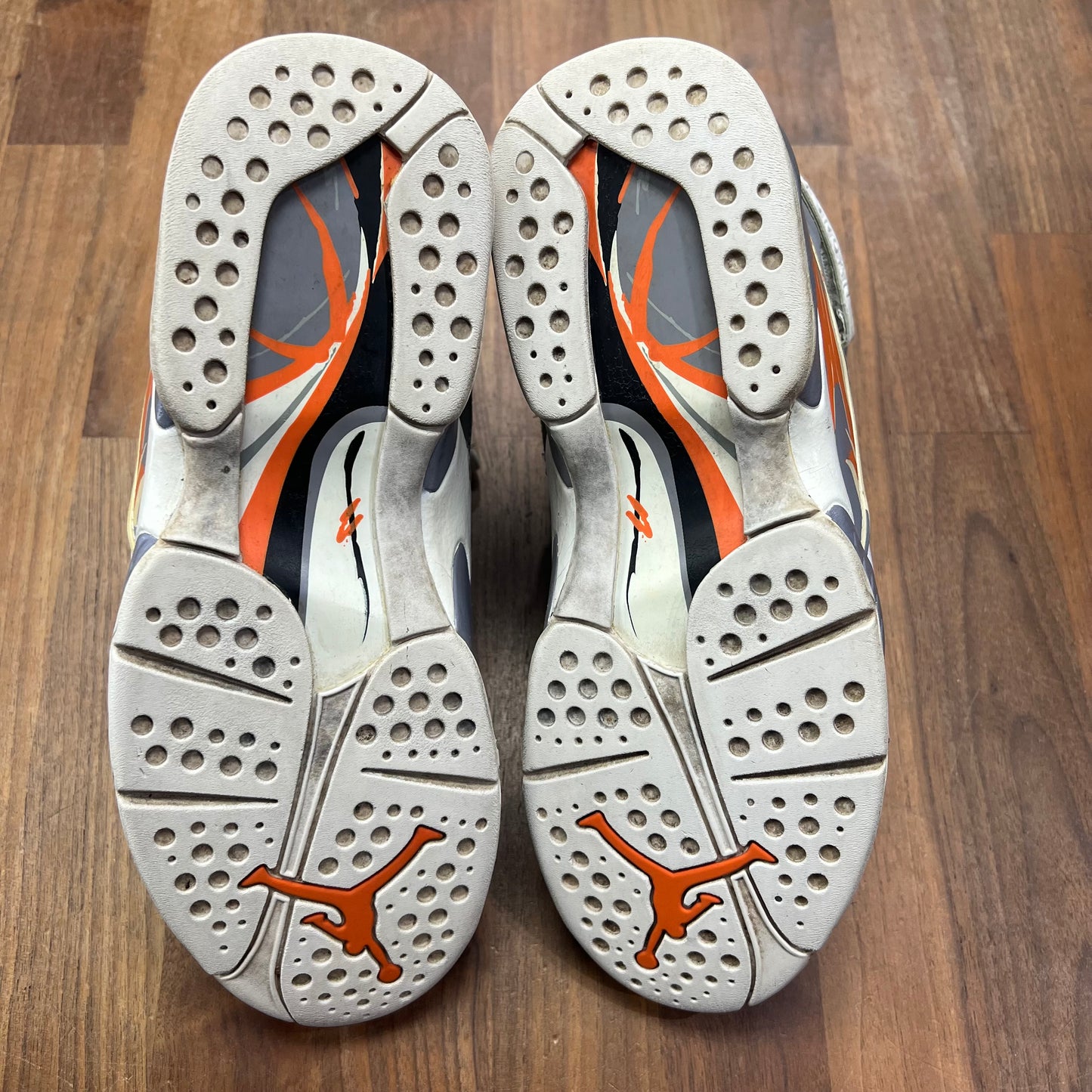 Jordan 8 Orange White (2007) Size 8.5 USED s16587