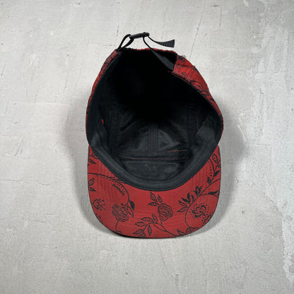 Supreme Floral Jacquard Camp Cap Red (2025) USED x17243