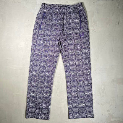 Needles Purple Butterfly Track Pants Size Medium USED x18607