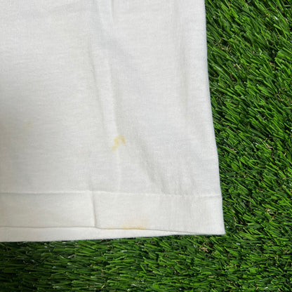 1990s You Suck Blow Me Vaccum Fan Art White Tee Size Large USED v16651