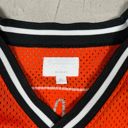 Supreme Hail Mary Football Jersey Orange (2014) Size XL USED x18384