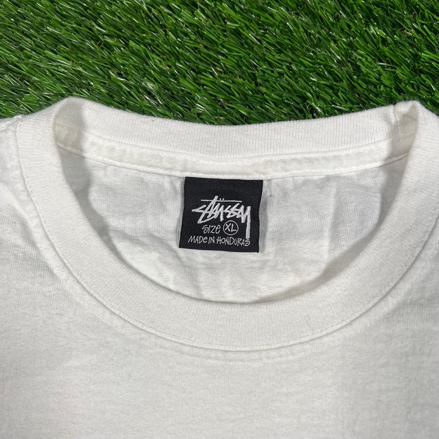 Stussy White Skate Tough You Little Boys Tee Size XL USED x15851