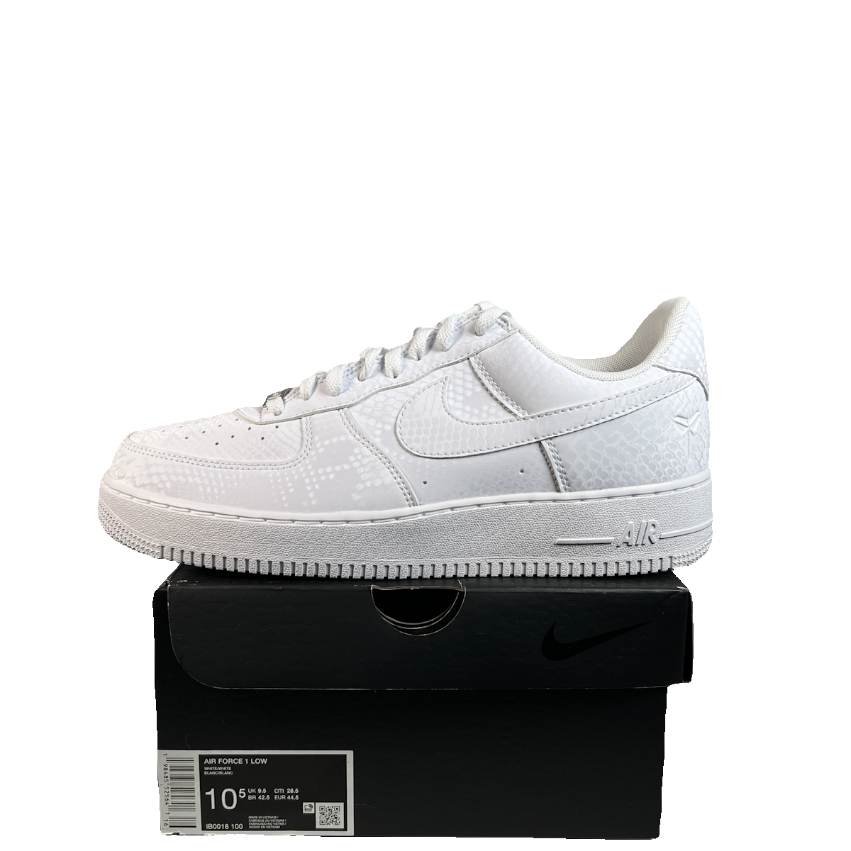 Nike Air Force 1 Low Kobe Bryant Forever White (2025) Size 10.5 NEW s22616