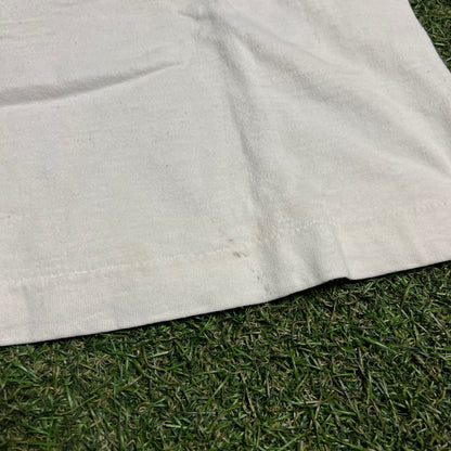 1995 Marlboro Unlimited Racing White Pocket Tee Size XL USED v16314