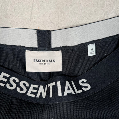 Essentials Fear Of God Black Thermal Pants Size Medium NEW x17447