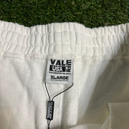 Vale Valley Dreams Sports Dept White Sweatpants Size XL USED x14140