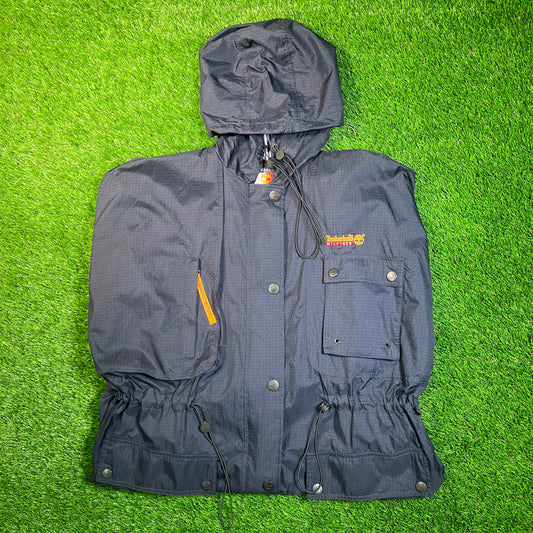 Tommy Hilfiger Timberland Navy Blue Parka Rain Jacket Size Medium NEW v16340