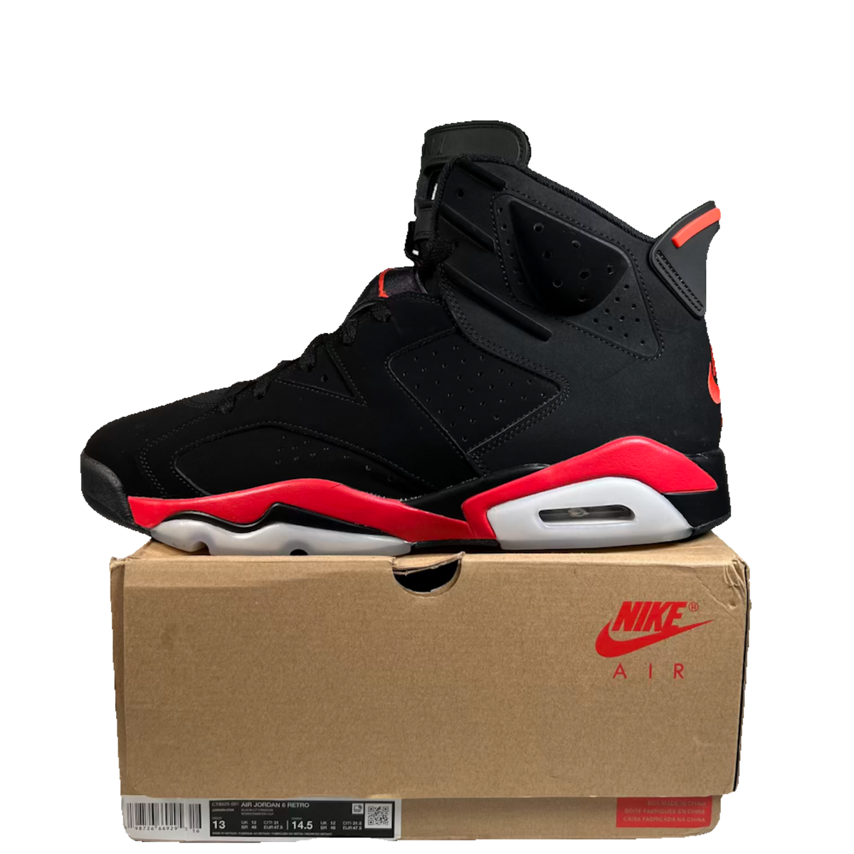 Jordan 6 Infraded Salesman (2026) Size 13 USED s23390