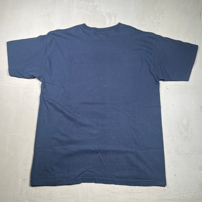 1997 Mr Bean Are you Feeling Lucky Punk Navy Tee Size XL USED v4027