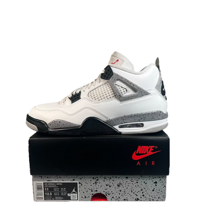 Jordan 4 White Cement (2025) Size 11 USED s23628
