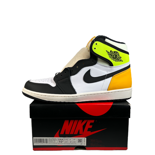 Jordan 1 High White Black Volt University Gold (2021) Size 10.5 NEW s22324