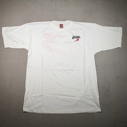 1992 Lethal Weapon 3 Promo White Tee Size XL USED v18050