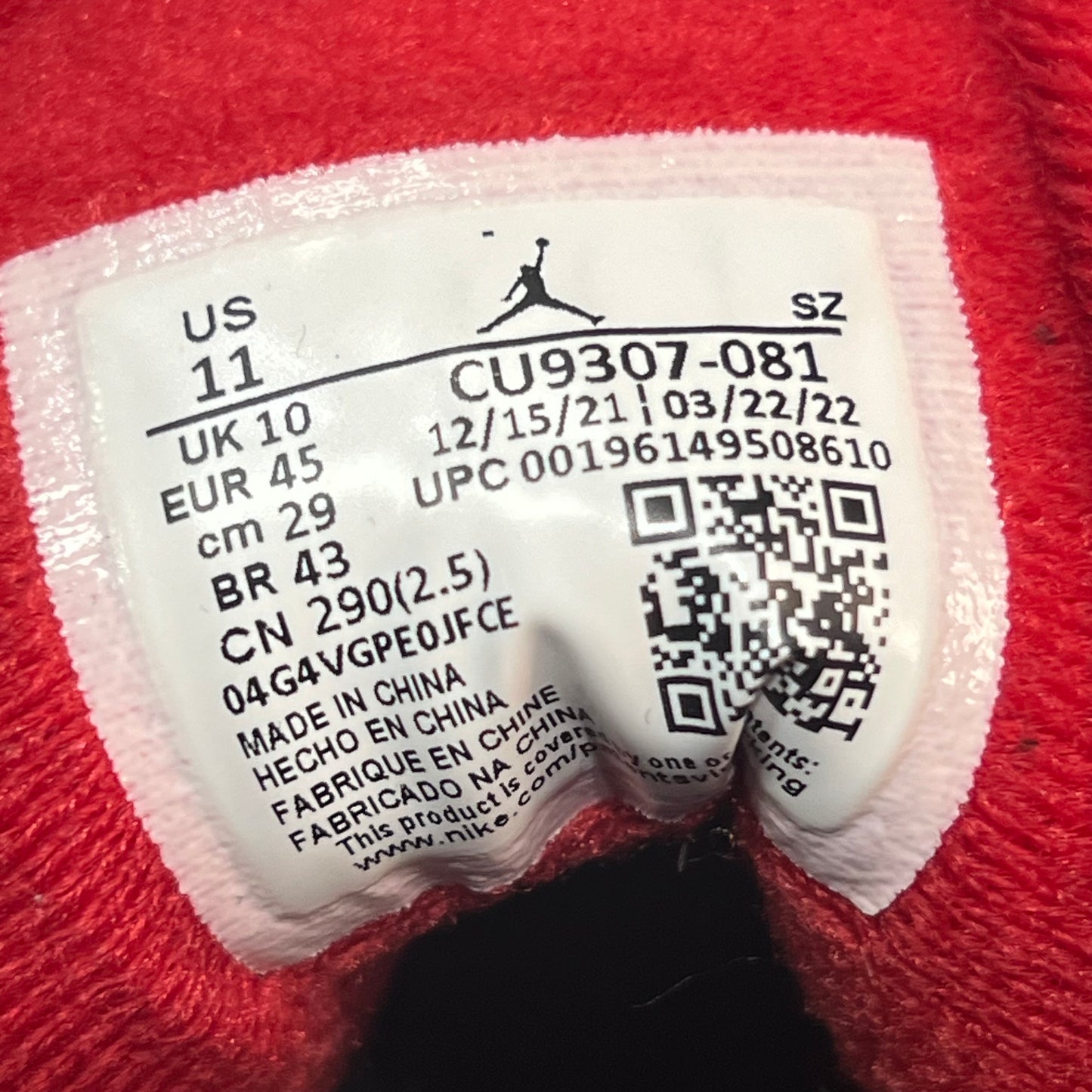 Jordan 7 Citrus (2022) Size 11 USED s19611