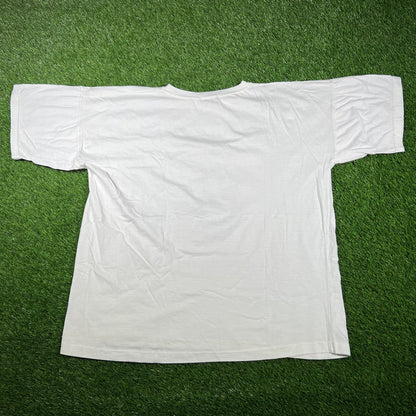 Harper's Magazine "Buy or Die" White Tee Size XL USED v17009
