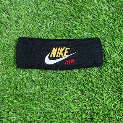 1990s Nike Air Bootleg Black Headband USED v16658
